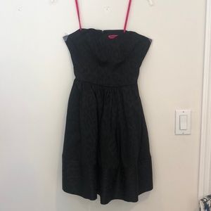 Betsy Johnson Strapless Black Dress